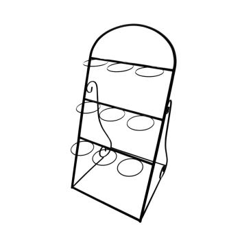 KOVOVÝ STOJAN NA KVETINÁČ ČIERNY