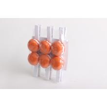 POLYRESINOVÝ ŠUMÁK NA MAKARÓNY 6 KUSOV ORANŽOVÝ