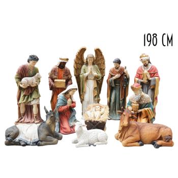 VONKAJŠÍ BETLEHEM, 11 KUSOV, V ŽIVOTNEJ VEĽKOSTI