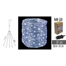 VIEDOL VONKAJŠIE DRÔTENÉ SVETLO REŤAZEC, 600 VIEDOL, STUDENÁ BIELA