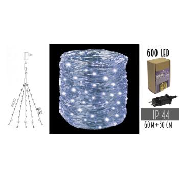 VIEDOL VONKAJŠIE DRÔTENÉ SVETLO REŤAZEC, 600 VIEDOL, STUDENÁ BIELA