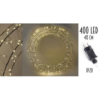 OSVETLENÝ DRÔTENÝ VENIEC, 400 LED