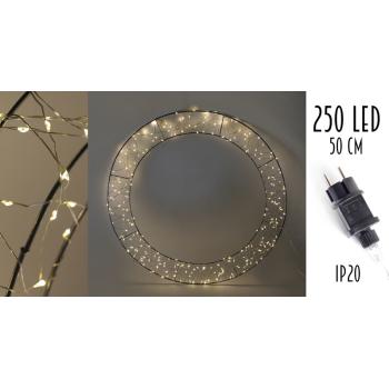 OSVETLENÝ DRÔTENÝ VENIEC, 2D, 250 LED