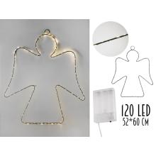 SVIETIACI DRÔTOVÝ ANJEL, 120 LED