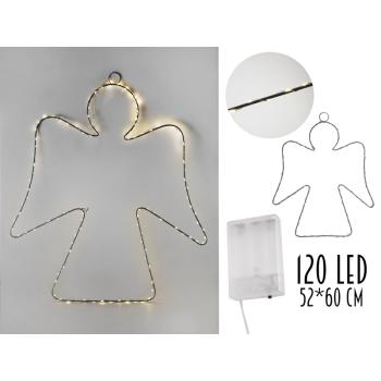 SVIETIACI DRÔTOVÝ ANJEL, 120 LED