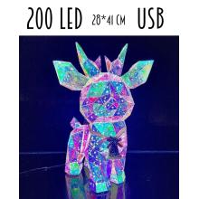 SVIETIACI SOB S 200 LED DIÓDAMI, USB KONEKTOR