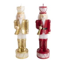 LUSKÁČIK NA SVIEČKY S ROHOM, ČERVENÝ A ZLATÝ