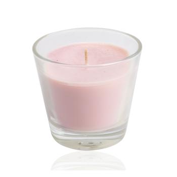 VONNÁ SVIEČKA V SKLE, VANILKA A LEVANDUĽA, 30 HODÍN HORENIA