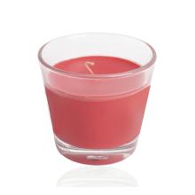 VONNÁ SVIEČKA V SKLE, JABLKO-ŠKORICA, 30 HODÍN HORENIA