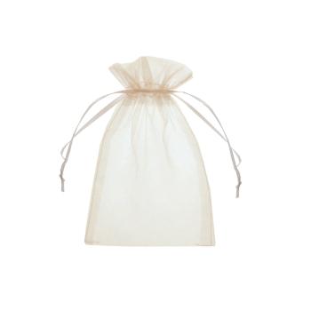 ORGANZOVÝ SVIETNIK, 12 KUSOV, KRÉMOVÝ