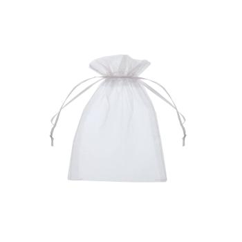 FORMIČKY NA SUŠIENKY Z ORGANZY, 12 KUSOV, BIELE