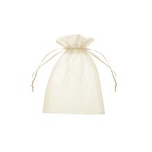 ORGANZOVÝ SVIETNIK, 12 KUSOV, KRÉMOVÝ