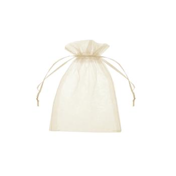 ORGANZOVÝ SVIETNIK, 12 KUSOV, KRÉMOVÝ