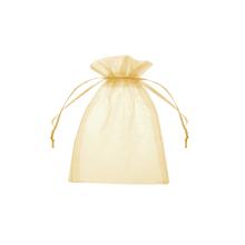 ORGANZOVÝ ZVONČEK, 12 KUSOV, ZLATÝ