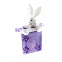 TAŠKA SO ZAJAČIKOM S OKIENKOM FIALOVÁ