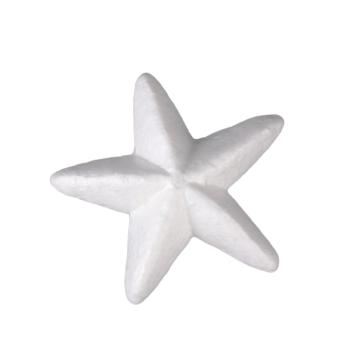 POLYSTYRÉNOVÁ HVIEZDA 3D, BIELA