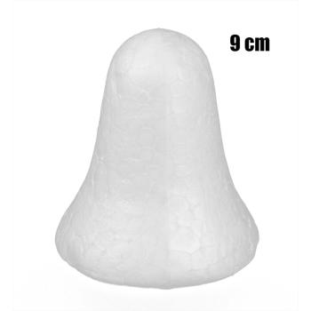 POLYSTYRÉNOVÝ ZVON 3D, 12 KUSOV, BIELY
