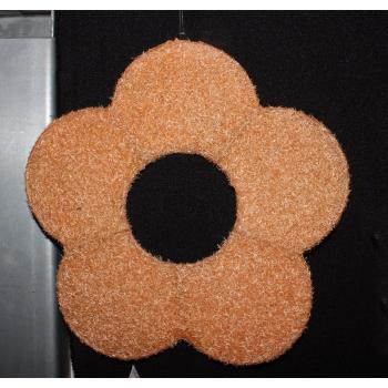 DEC.FIBRE KVETINOVÁ HLAVA ORANŽOVÁ25