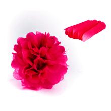 DEC.PAP.FLOWER BALL PINK 15