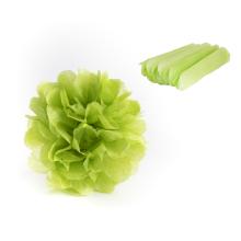 DEC.PAP.FLOWER BALL ZELENÁ 15