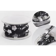 STUHA S KVETINOVÝM VZOROM BIELA