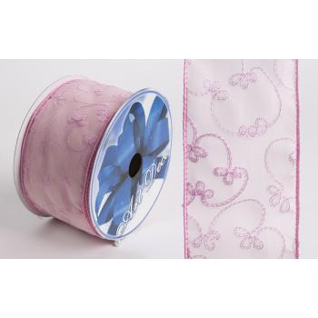 STUHA ORGANZA VIRAGOS RUŽOVÁ