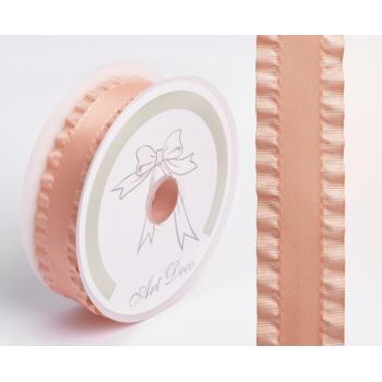 TAFTOVÁ STUHA VOLÁNOVÁ RUŽOVÁ