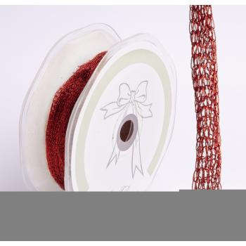 PÁSOVÁ RÚRKOVÁ SIEŤOVINA METALICKÁ ČERVENÁ