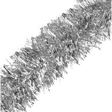 VIANOČNÉ BOA, ŠIROKÉ, STRIEBORNÉ