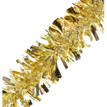 VIANOČNÉ BOA, ŠIROKÝ PRUH, LESKLÁ ZLATÁ