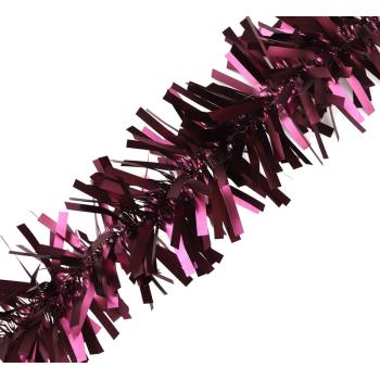 VIANOČNÉ BOA, ŠIROKÝ PRUH, MATNÁ BORDOVÁ