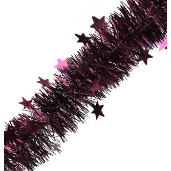 VIANOČNÉ BOA, NIŤ S HVIEZDOU, MATNÁ BORDOVÁ