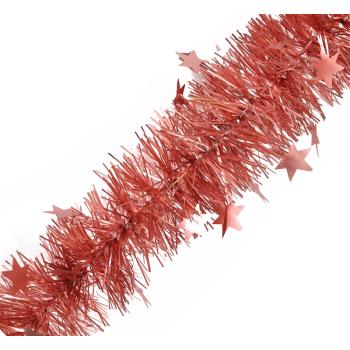 VIANOČNÉ BOA, NIŤ S HVIEZDOU, MATNÉ RUŽOVÉ ZLATO