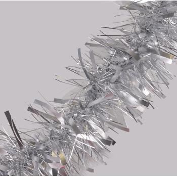 VIANOČNÉ BOA, TENKÉ/ŠIROKÉ, STRIEBORNÉ