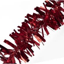 VIANOČNÉ BOA, S POTLAČOU, HRUBÉ, ČERVENÉ