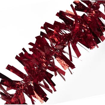 VIANOČNÉ BOA, S POTLAČOU, HRUBÉ, ČERVENÉ