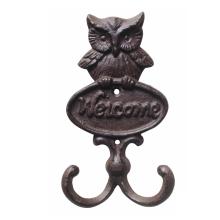 LIATINOVÁ RUKOVÄŤ, SOVA, NÁPIS "WELCOME", STAROŽITNOSŤ