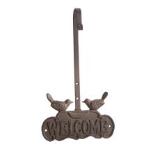 KOLOMPA Z TEPANÉHO ŽELEZA, NÁPIS "WELCOME", 2 VTÁKY