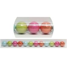 VIANOČNÁ DEKORÁCIA DISKO GUĽA V PVC TUBE, 12 KUSOV, "RÁGÓGUMI SZÍNEK"