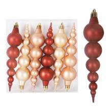 SADA VIANOČNÝCH OZDÔB, 6 KUSOV, MOSADZ