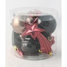 SADA VIANOČNÝCH OZDÔB V PVC KRABICI, 12 KUSOV, "ELEGANT"