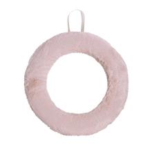 POLYSTYRÉNOVÁ POLOKORUNA S PLYŠOVOU KOŽUŠINOU, RUŽOVÁ