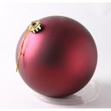 VIANOČNÁ OZDOBA GUĽA, MATNÁ, BORDOVÁ