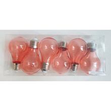 SADA VIANOČNÝCH OZDÔB ŽIAROVIEK V PVC KRABICI, 6 KUSOV, PRÁŠOK