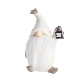 POLYRESINOVÝ NOSOVÝ KUŽEĽ SO SVETLOM, BIELY