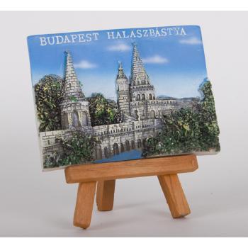 POLYRESIN "BUDAPEŠTIANSKE RYBÁRSKE MÓLO" NA STOJANE