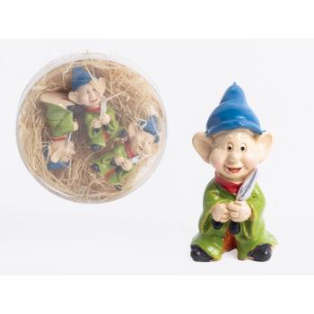 POLYRESINOVÁ SÚPRAVA NA ODPADKY PRE TRPASLÍKOV V OKRÚHLEJ ŠKATUĽKE, 3 KUSY, S NOŽNICAMI