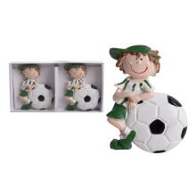 POLYRESINOVÁ LEPIACA FUTBALOVÁ LOPTA, 2 KUSY, BIELA ALEBO ZELENÁ