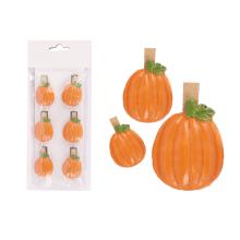 POLYRESINOVÁ PINZETA S TEKVICOU V SÁČKU, 6 KUSOV, ORANŽOVÁ