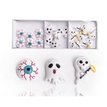 POLYRESINOVÁ SÚPRAVA HALLOWEENSKEHO OKA ALEBO DUCHA V PAPIEROVEJ ŠKATUĽKE, 18 KUSOV